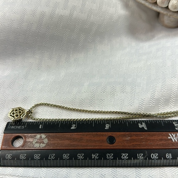 Kendra Scott Necklace TEO bolo slider gold black - Picture 2 of 6